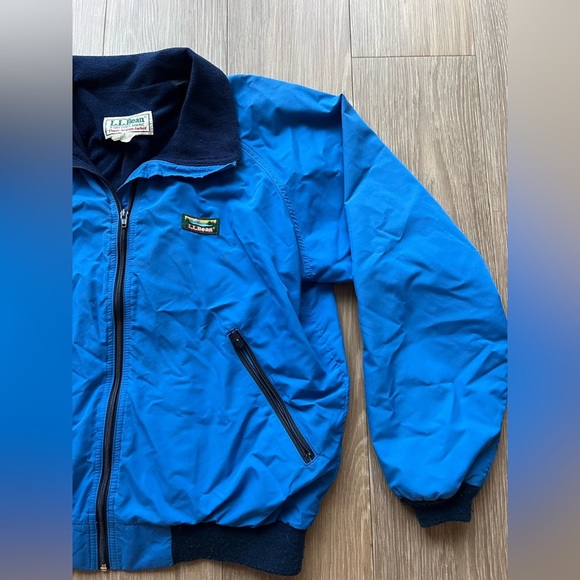 L.L. Bean Other - Vintage LL Bean Three Season Jacket Fleeced Lined Blue Men's Size Large